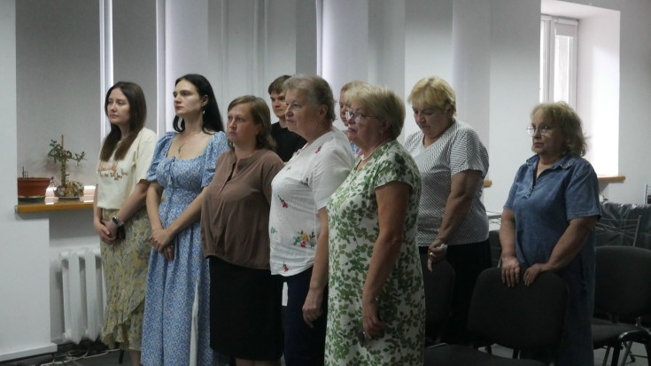 Минута молчания в ДРБМ 1